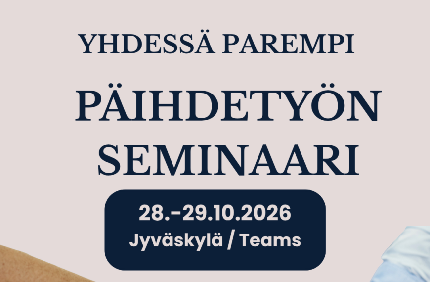 YHDESSÄ PAREMPI, PÄIHDETYÖN SEMINAARI 28.-29.10.2026